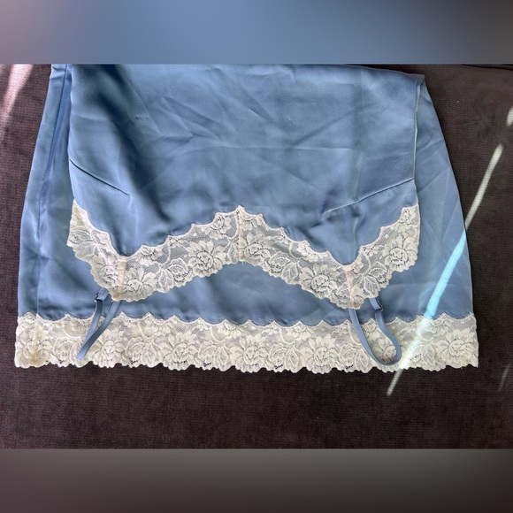 Motel Rocks Light Blue Lace Slip Dress - Picture 6 of 8